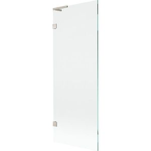 MEXEN/S Lunar L vanová zástěna FIX 70 x 150, transparent, nikl kartáčovaný 897L-070-000-97-00 obraz