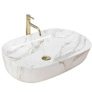REA Umyvadlo na desku CLEO 61 Aiax Shiny REA-U9656 obraz