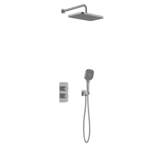 KFA Sada sprchová Malaga, termostatická, podomítková, PVD gun metal grey 5759-501-61 obraz