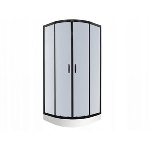 KERRA Sprchová kabina Tiara 90x90 půlkruhová s vaničkou 5907548112552 obraz