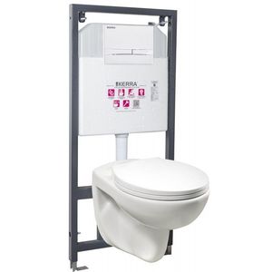 KERRA Instalační set WC Doris/Adriatic WH 5907548117946 obraz