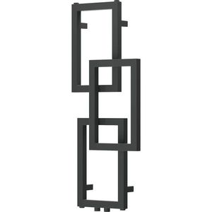 MEXEN Grid otopný žebřík/radiátor dekorativní 870 x 360 mm, 209 W, antracit W215-0870-360-00-66 obraz