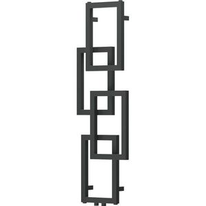 MEXEN Grid otopný žebřík/radiátor dekorativní 1115 x 360 mm, 279 W, antracit W215-1115-360-00-66 obraz