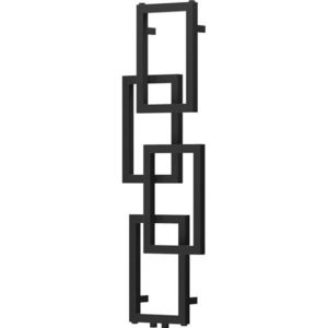 MEXEN Grid otopný žebřík/radiátor dekorativní 1115 x 360 mm, 279 W, černá W215-1115-360-00-70 obraz