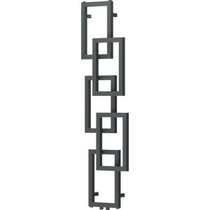 MEXEN Grid otopný žebřík/radiátor dekorativní 1360 x 390 mm, 349 W, antracit W215-1360-390-00-66 obraz