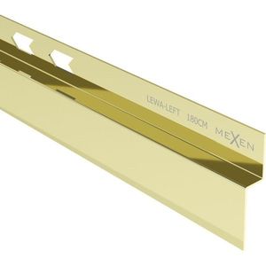 MEXEN Line-B spádová lišta nástěnná 180 cm levá, zlato 185002180L obraz