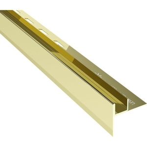 MEXEN Line-B spádová lišta pro sklo 180 cm levá, zlato 185004180L obraz