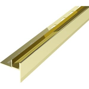 MEXEN Line-B spádová lišta pro sklo 180 cm pravá, zlato 185004180R obraz