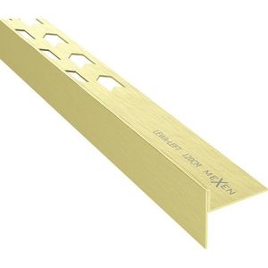 MEXEN Line-B spádová lišta podlahová 120 cm levá, zlato kartáčovaná 185501120L obraz