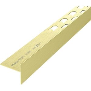 MEXEN Line-B spádová lišta podlahová 120 cm pravá, zlato kartáčovaná 185501120R obraz