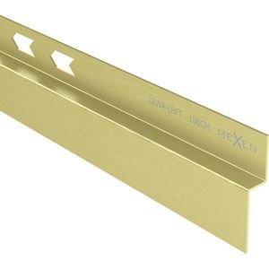 MEXEN Line-B spádová lišta nástěnná 180 cm levá, zlato kartáčovaná 185502180L obraz