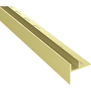 MEXEN Line-B spádová lišta pro sklo 120 cm levá, zlato szczotka 185504120L obraz