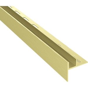 MEXEN Line-B spádová lišta pro sklo 180 cm levá, zlato szczotka 185504180L obraz