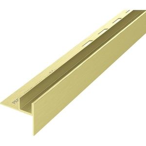 MEXEN Line-B spádová lišta pro sklo 180 cm pravá, zlato szczotka 185504180R obraz