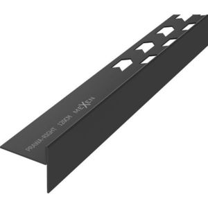 MEXEN Line-B spádová lišta podlahová 120 cm pravá, černá 187001120R obraz