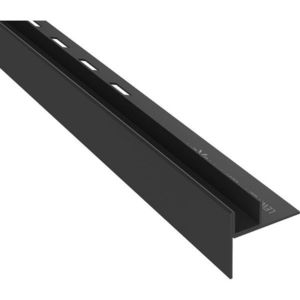 MEXEN Line-B spádová lišta pro sklo 180 cm levá, černá 187004180L obraz