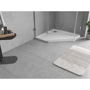 MEXEN Flow pětiboká sprchová vanička slim 100 x 100, bílá lesk 46P101010 obraz