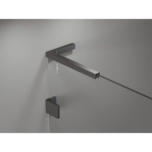MEXEN/S Lunar L vanová zástěna 2-křídlová pravá 120 x 150, transparent, grafit metal 897L-120-100-95-00-P obraz