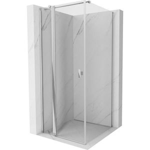 MEXEN/S Mist T sprchový kout dveře křídlové 80 x 80, transparent, chrom 8A4T-080-080-01-00 obraz