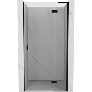 MEXEN/S Mist-H L sprchové dveře křídlové pravé 90, transparent, černá 8A5L-090-000-70-00-P obraz