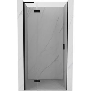 MEXEN/S Mist-H L sprchové dveře křídlové levé 105, transparent, černá 8A5L-105-000-70-00-L obraz