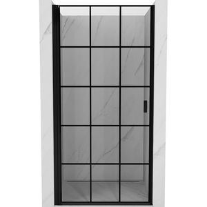 MEXEN MIST dveřní část (1d) 70x200 cm 6mm černá, dekor, levé 8A2-070-000-70-77-L obraz
