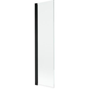 MEXEN MIST vanová zástěna 50x150 cm 6mm 1-s, černá, čirá 8A9-050-001-70-00 obraz