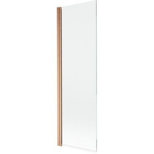 MEXEN MIST vanová zástěna 60x150 cm 6mm 1-s, měď kartáčovaná, čirá 8A9-060-001-65-00 obraz