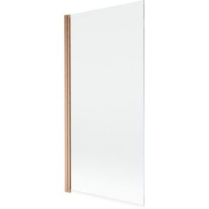 MEXEN MIST vanová zástěna 90x150 cm 6mm 1-s, měď kartáčovaná, čirá 8A9-090-001-65-00 obraz