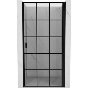 MEXEN MIST dveřní část (1d) 100x200 cm 6mm černá, dekor, pravé 8A2-100-000-70-77-P obraz