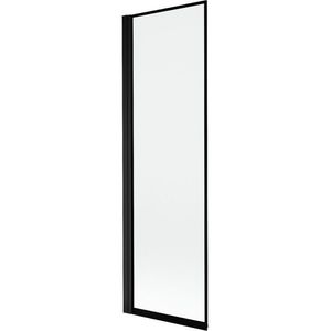 MEXEN MIST vanová zástěna 60x150 cm 6mm 1-s, černá, okraj, levá 8A9-060-001-70-70-L obraz