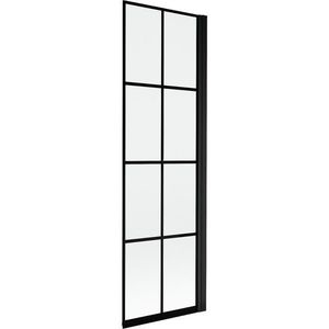 MEXEN MIST vanová zástěna 60x150 cm 6mm 1-s, černá, dekor, pravá 8A9-060-001-70-77-P obraz
