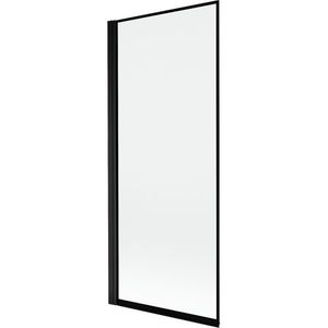 MEXEN MIST vanová zástěna 80x150 cm 6mm 1-s, černá, okraj, levá 8A9-080-001-70-70-L obraz