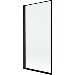 MEXEN MIST vanová zástěna 90x150 cm 6mm 1-s, černá, okraj, levá 8A9-090-001-70-70-L obraz