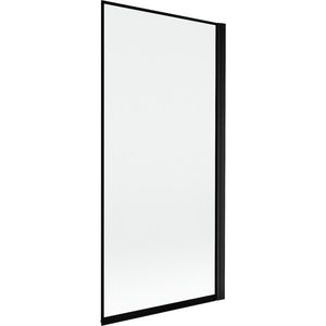 MEXEN MIST vanová zástěna 90x150 cm 6mm 1-s, černá, okraj, pravá 8A9-090-001-70-70-P obraz