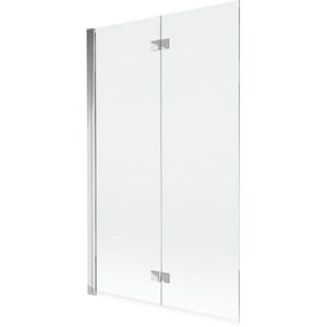 MEXEN MIST vanová zástěna 110x150 cm 6mm 2-s, chrom, čirá, levá 8A9-110-002-01-00-L obraz
