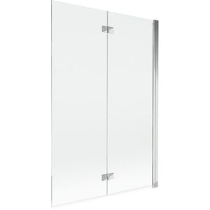 MEXEN MIST vanová zástěna 120x150 cm 6mm 2-s, chrom, čirá, pravá 8A9-120-002-01-00-P obraz