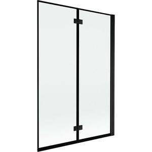 MEXEN MIST vanová zástěna 120x150 cm 6mm 2-s, černá, okraj, pravá 8A9-120-002-70-70-P obraz