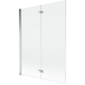 MEXEN MIST vanová zástěna 130x150 cm 6mm 2-s, chrom, čirá, levá 8A9-130-002-01-00-L obraz