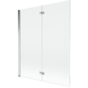 MEXEN MIST vanová zástěna 140x150 cm 6mm 2-s, chrom, čirá, levá 8A9-140-002-01-00-L obraz