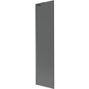 MEXEN/S Next L vanová zástěna FIX 50 x 150, grafit, grafit kartáčovaná 895-050-000-03-40-66 obraz