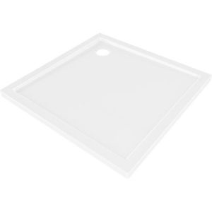 MEXEN Flow Sprchová vanička čtvercová slim 90 x 90, bílá lesk 46S109090 obraz