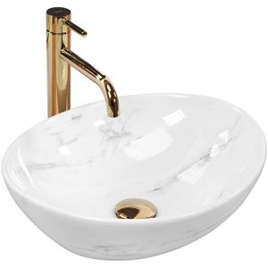 REA Umyvadlo na desku Sofia Nature Marble REA-U6605 obraz