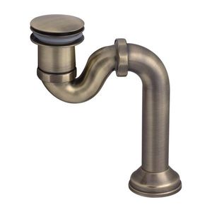 OMNIRES ozdobný sifon vanového odpadu bronz /BR/ SYOM-W10BR obraz