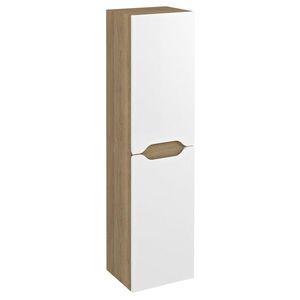 SAPHO WAVE skříňka vysoká 35x140x30cm, levá/pravá, bílá/dub cuneo WA245-3025 obraz