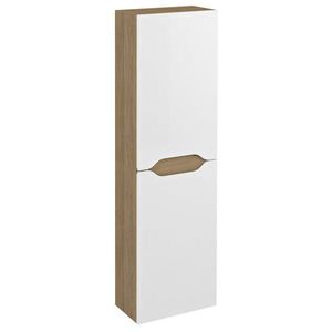 SAPHO WAVE skříňka vysoká 40x140x20cm, levá/pravá, bílá/dub cuneo WA250-3025 obraz