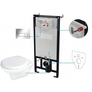 DEANTE WC sada Boro 200, vestavná, 6 v 1 CMOS6SPW obraz