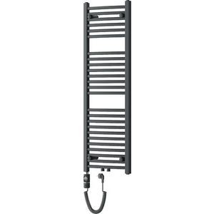 MEXEN/S Ares radiátor + topná tyč 1200 x 400 mm, 600 W, antracit W102-1200-400-2600-66 obraz