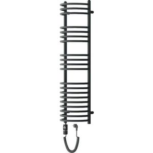 MEXEN/S Eros radiátor + topná tyč 1200 x 318 mm, 600 W, antracit W112-1200-318-2600-66 obraz