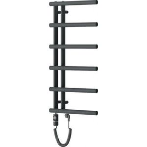 MEXEN/S Jukon radiátor + topná tyč 988 x 500 mm, 600 W, antracit W116-0988-500-2600-66 obraz